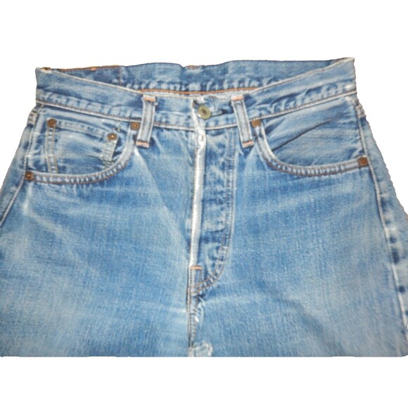 Vintage Levi's 501 Jeans Late Transitional '66 (1969-1970) Selvedge 28 x 28 1/2 - Picture 3 of 13